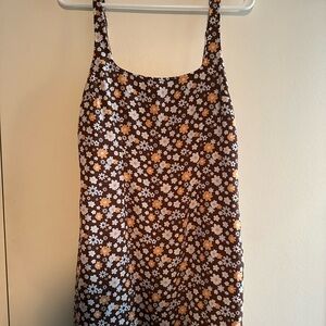 Hollister Brown Floral Dress